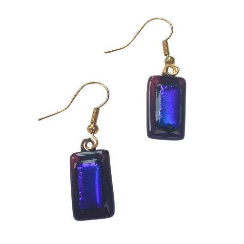 Handmade Fused Glass Earrings – Lightweight, Colorful, and One-of-a-Kind