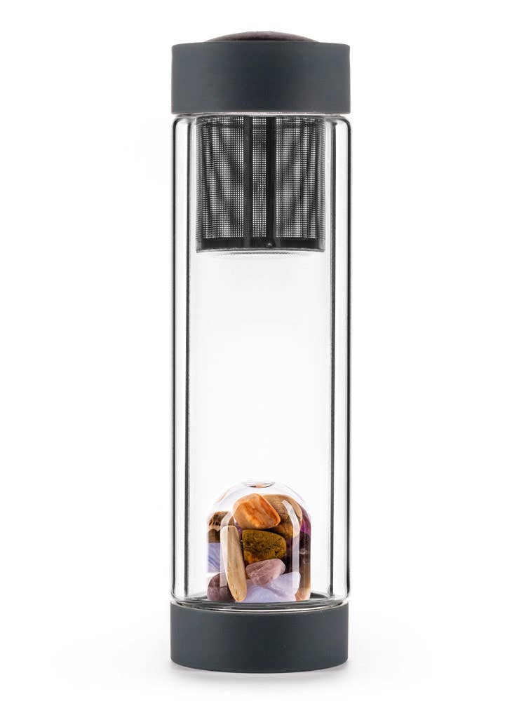 ViA HEAT 5 ELEMENTS | Insulated Crystal Tea Bottle
