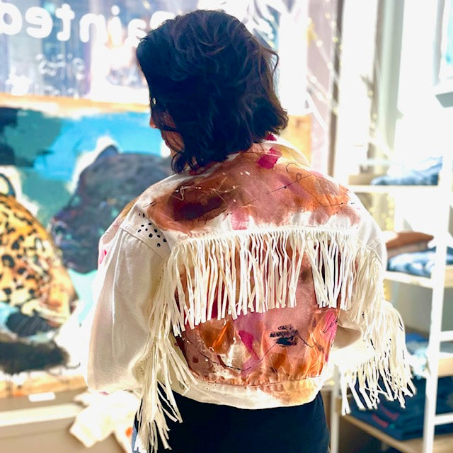 Gina's Custom Made Denim Jacket