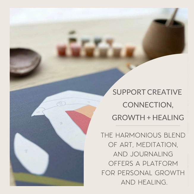 Zen Desert Meditative Paint by Number Kit