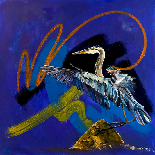 "Herons Peace" by Gina Alusi