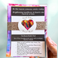Good Vibes Snail Mail “Bosom Buddy Pack” featuring four handpainted friendship cards with playful, heartfelt quotes, wrapped with a glitter band and heart sticker, designed for meaningful handwritten notes and creative connection.