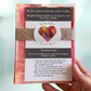 Good Vibes Snail Mail “The Amazing Pack” featuring four handpainted encouragement cards with uplifting quotes, wrapped with a glitter band and heart sticker, designed to brighten mailboxes and send meaningful handwritten connection.