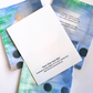 Good Vibes Snail Mail “The Magnificent Pack” featuring four handpainted encouragement cards with uplifting quotes, wrapped with a glitter band and heart sticker, created to brighten mailboxes and foster meaningful handwritten connection.