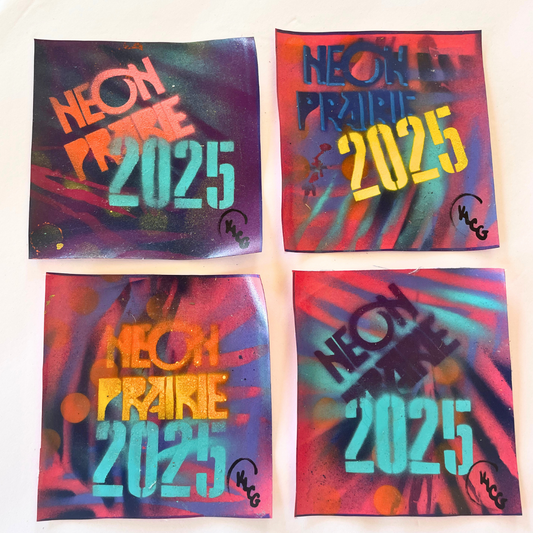 Neon Prairie Mini Artwork 2025