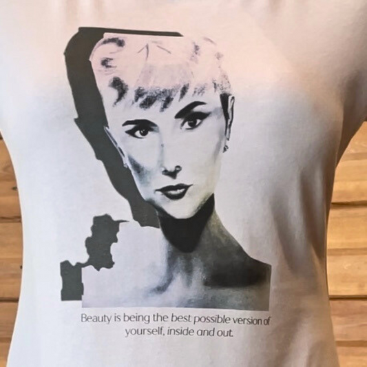 Audrey Hepburn Fitted Short Sleeve Tshirt