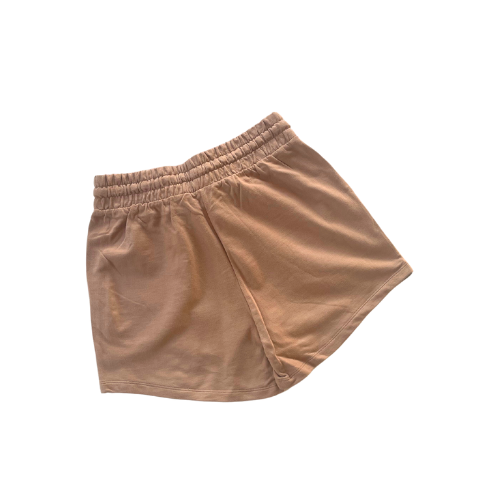 French Terry Cotton Shorts- Ash Mocha, Khaki, Camel