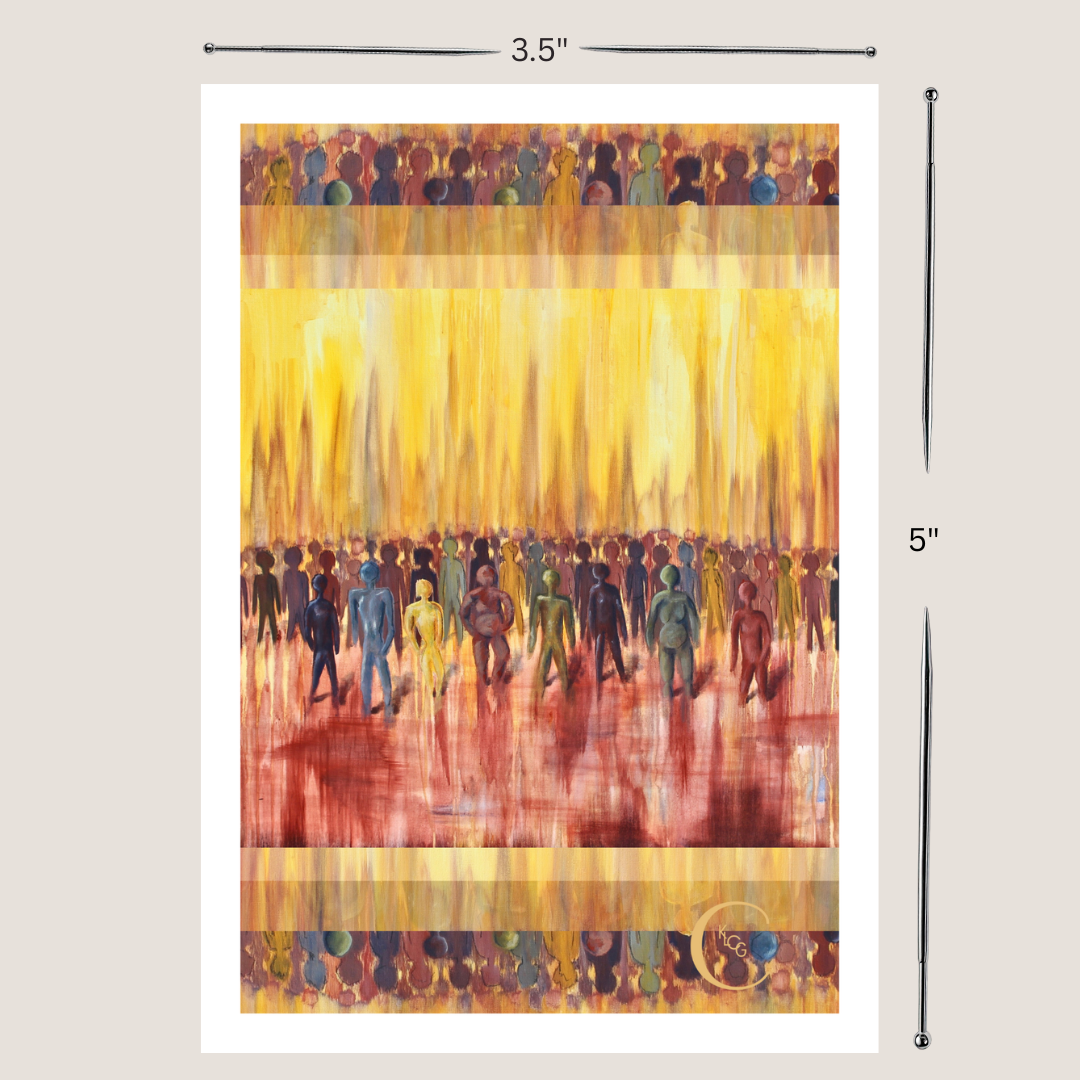 Everybody Walkin' This Land, Collectible Mini Print | Unity & Diversity Art