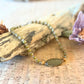 Earth Tone Wood and Rhinestone Beaded Necklace