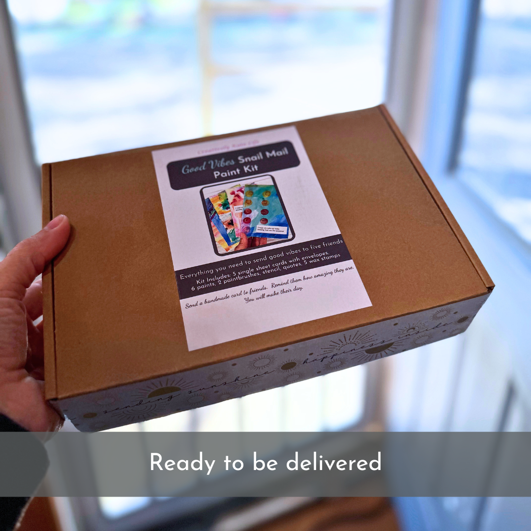 Good Vibes Snail Mail Art Kit