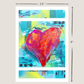 Love Letter To Self, Collectible Mini Print | Colorful Self-Love Artwork