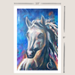 "Untamed Spirit", Collectible Mini Print | Horse Animal Art