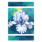 "Encouragement", Collectible Mini Print | Floral Art, Iris Painting