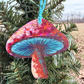 Wooden Handpainted Mushroom Ornaments- Multi-Color