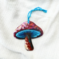 Wooden Handpainted Mushroom Ornaments- Multi-Color