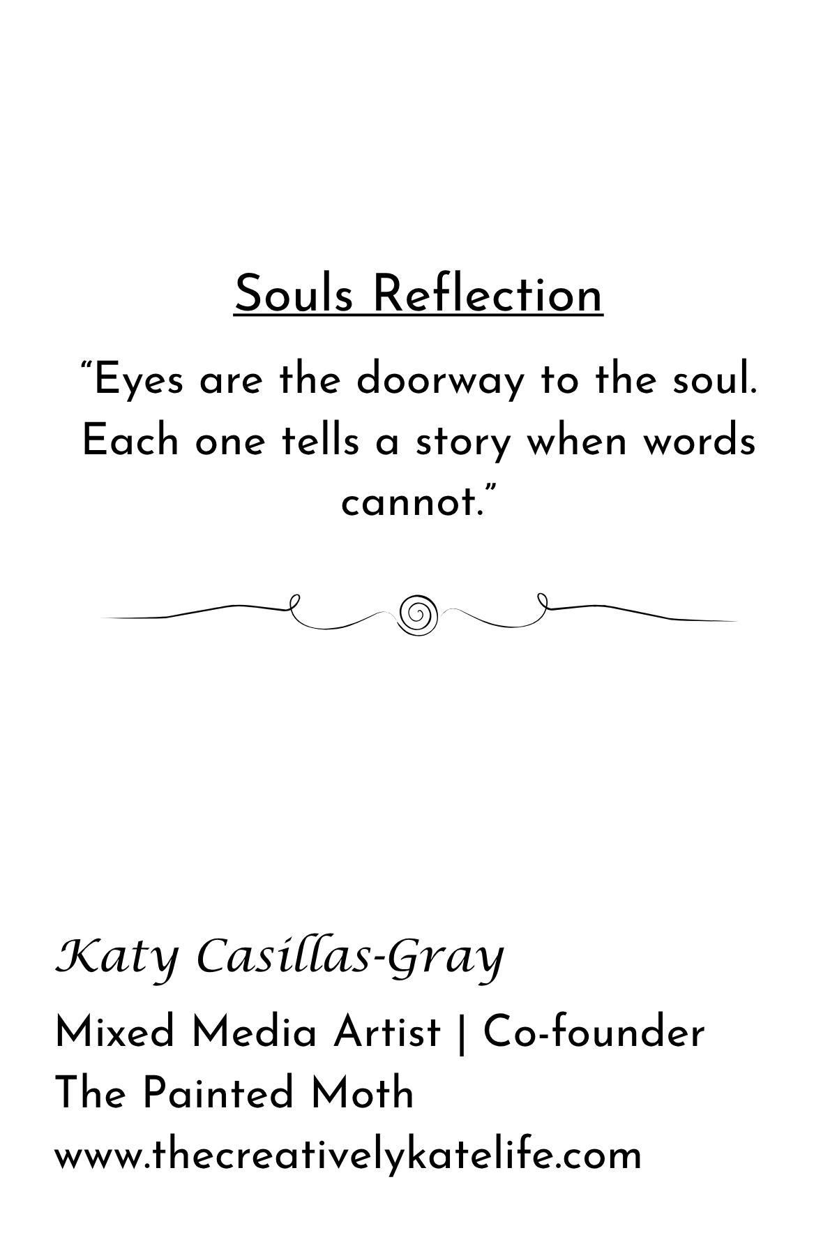 Soul’s Reflection, Collectible Mini Art Print | Symbolic Eye Artwork