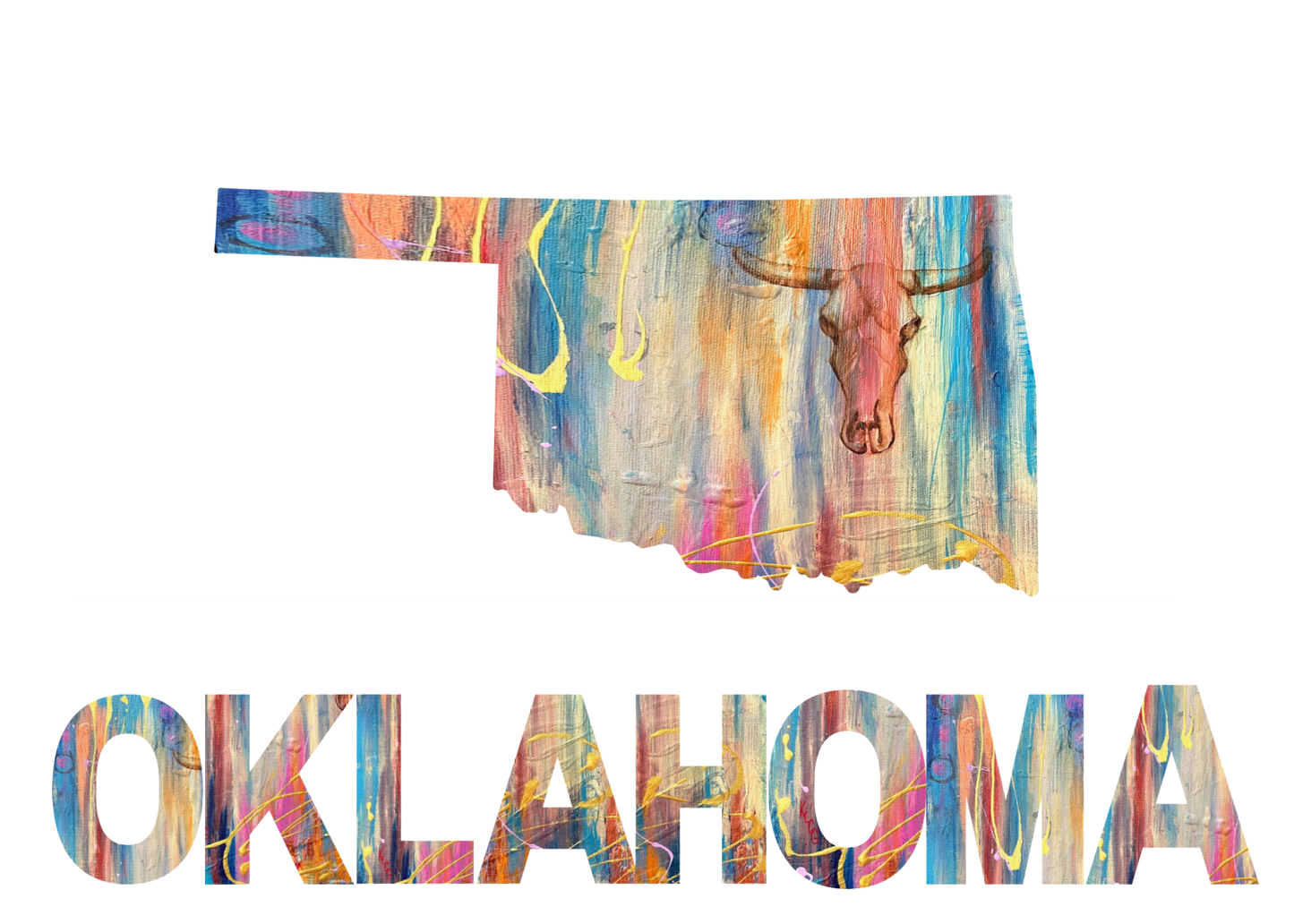 Oklahoma Cream Colored Short Sleeve T-shirt