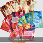 Good Vibes Snail Mail- Set of Four Artist Painted Cards, Fabulous Pack