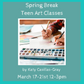 Spring Break Art Classes for Teens