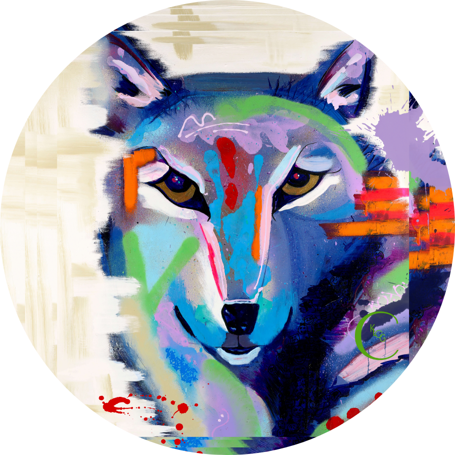 Wolf | Artist-Designed Vinyl 2.5" Sticker