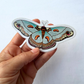 Cecropia Moth Colorful Sticker | Artist-Designed Vinyl Die-cut 3"