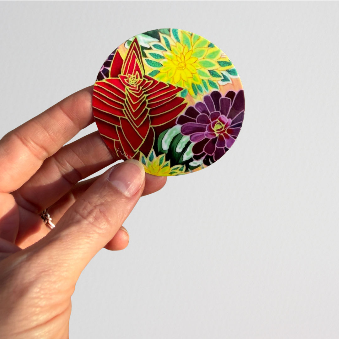 Succulents | Artist-Designed Vinyl 2.5" Sticker