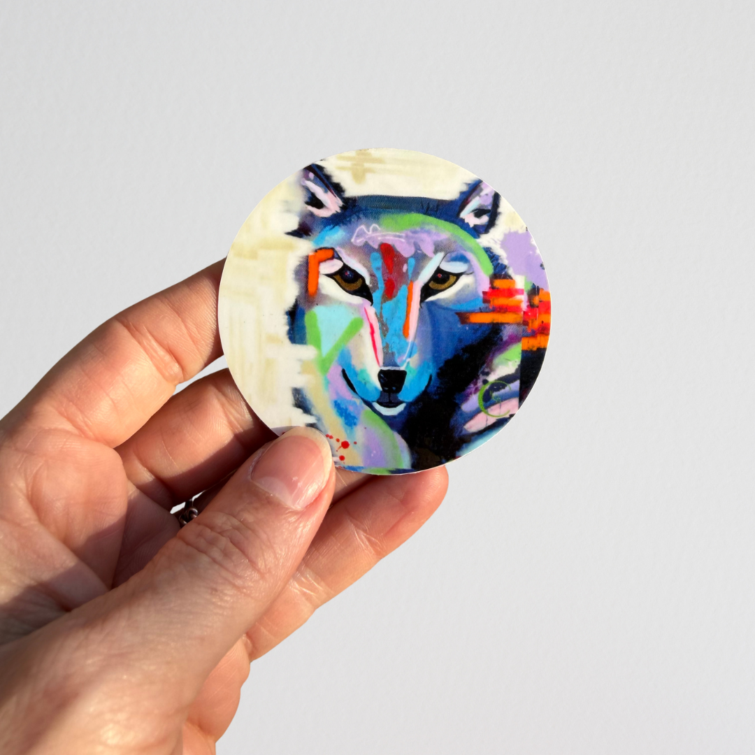 Wolf | Artist-Designed Vinyl 2.5" Sticker