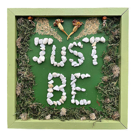 Nature-Inspired Boho Mixed Media Art- Just Be