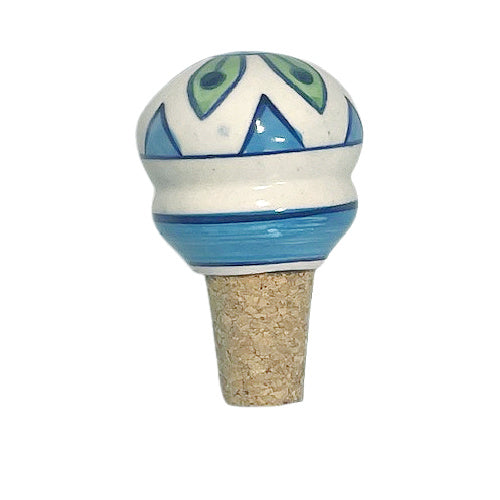 Hand-Painted Ceramic Wine Stopper